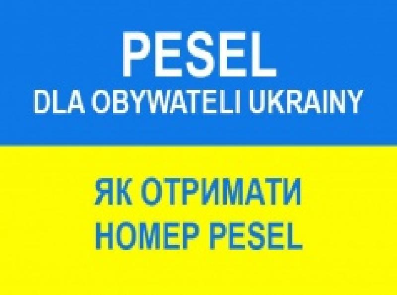 PESEL dla obywateli Ukrainy